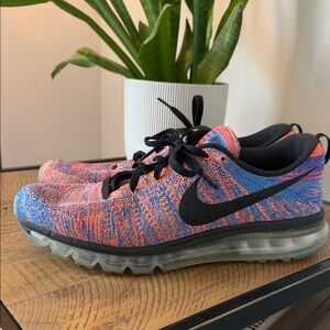 Nike Flyknit Air Max in the “Blue Concord / Crimson” colorway - Size 13